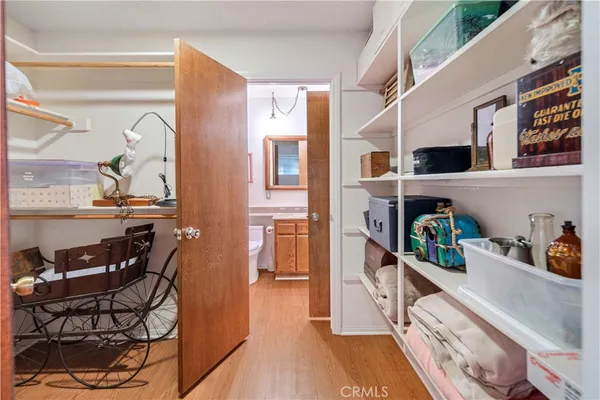 a view of a bench in front of house