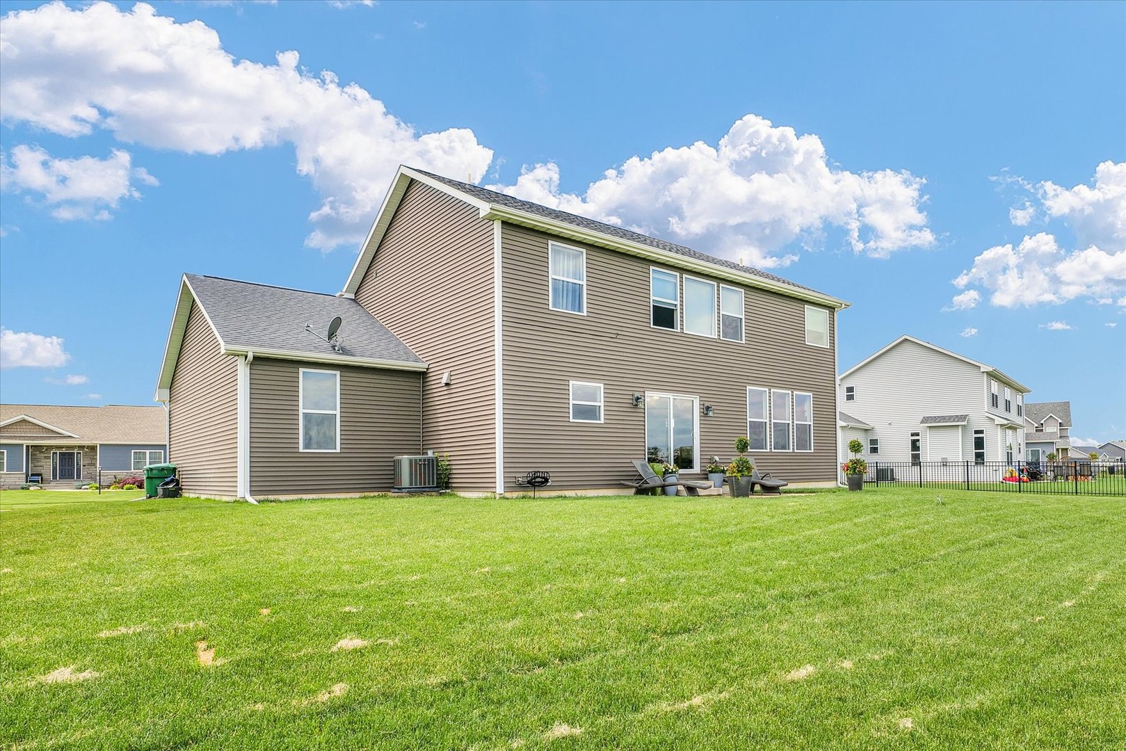 1908 Littlefield Lane Mahomet, IL 61853 - Photo 49 of 51 a front view of house with yard and green space