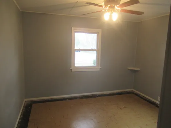 a small space with a window