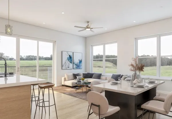 a view of a workspace with a window