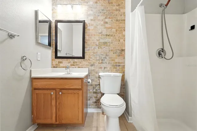 a outdoor space with furniture