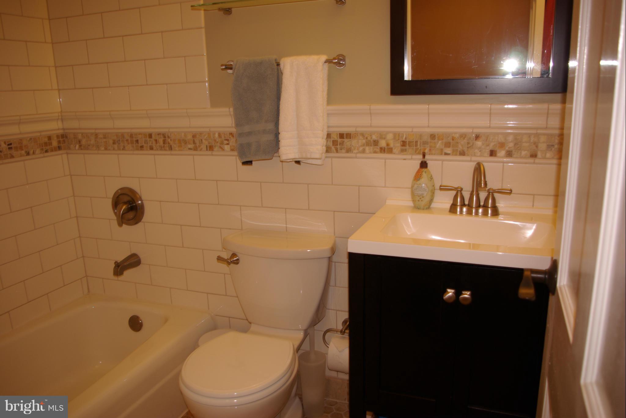 609 G Street Southwest Washington, DC 20024 - Photo 13 of 30 Lovely new hall bathroom upstairs