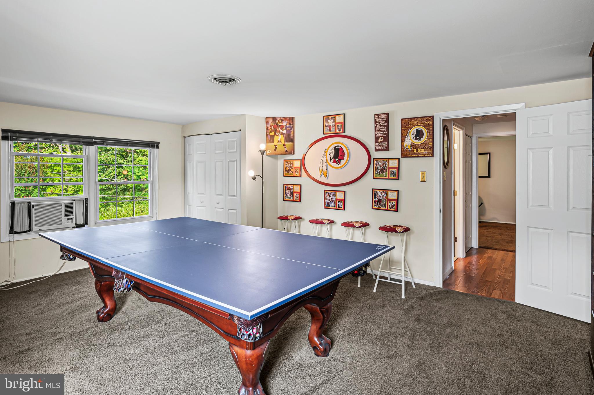 12128 Long Ridge Lane Bowie, MD 20715 - Photo 31 of 39 a room with pool table and windows