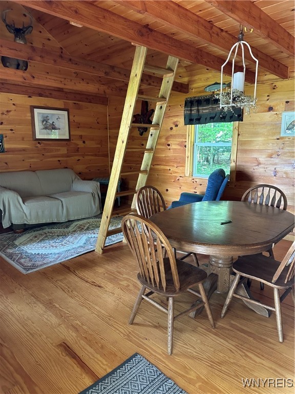 5814 School Road Gainesville, NY 14427 - Photo 26 of 40 Interior of the cabin. Very nicely done with T & G
