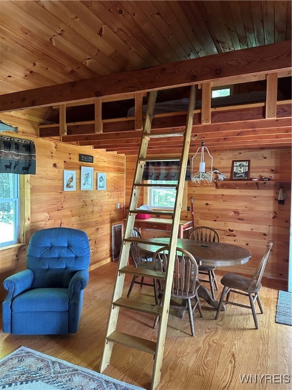 5814 School Road Gainesville, NY 14427 - Photo 27 of 40 Interior view showing ladder to the loft sleeping