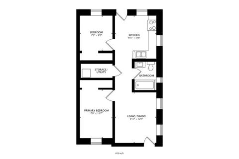 a picture of a floor plan