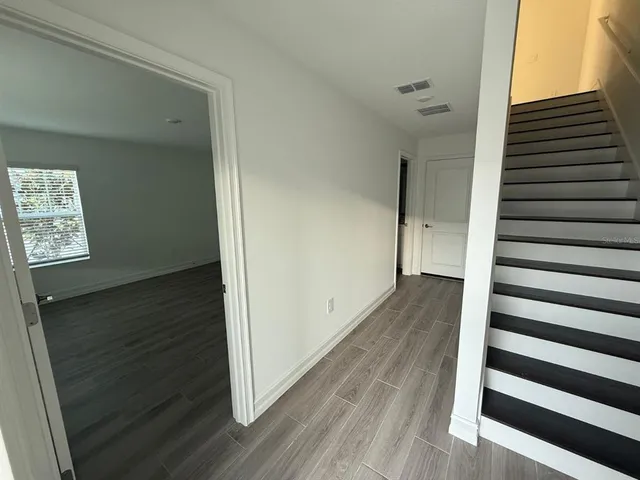 wooden floor in an empty room