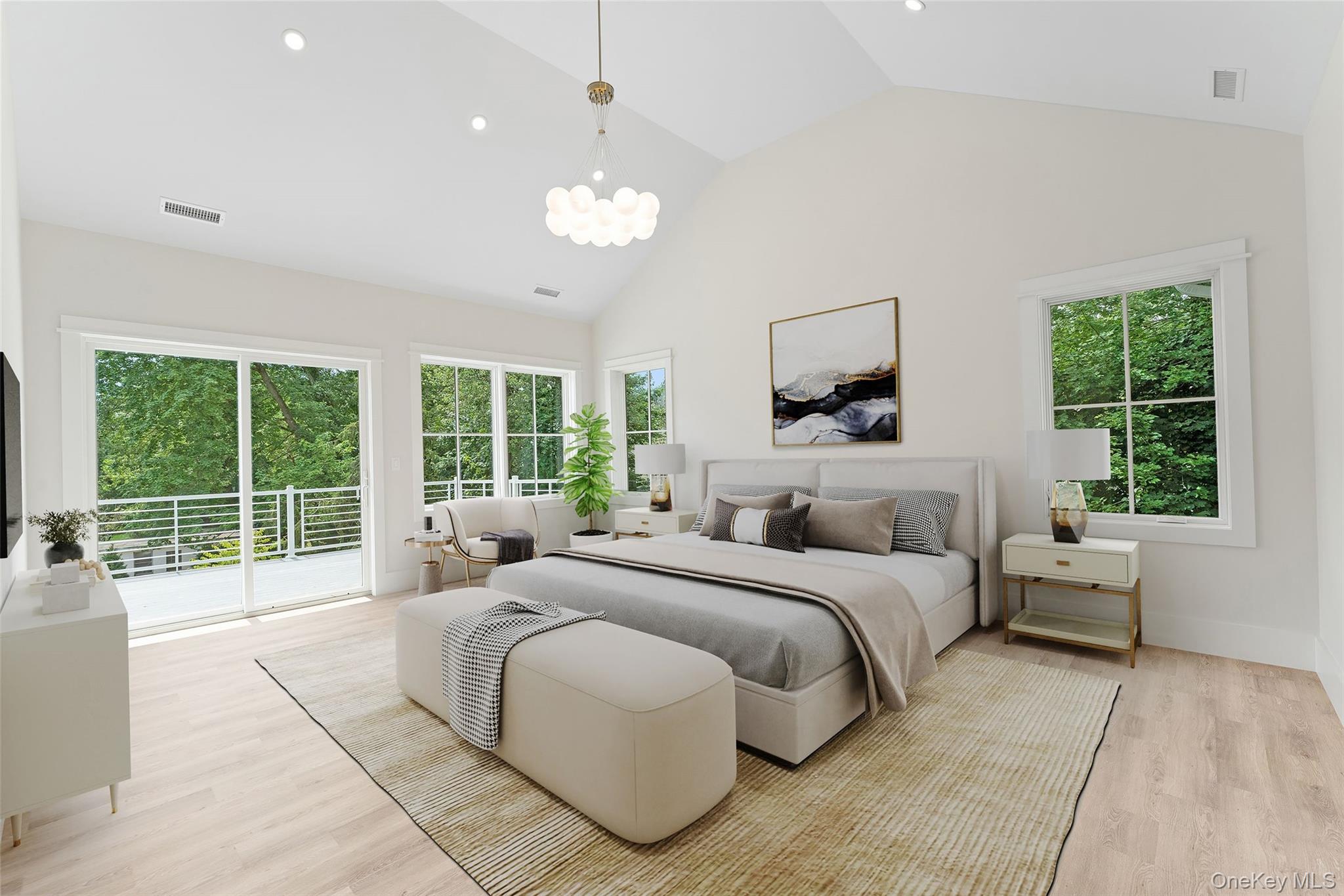 101 Carthage Road Scarsdale, NY 10583 - Photo 18 of 35 a bedroom with a large bed and a large window