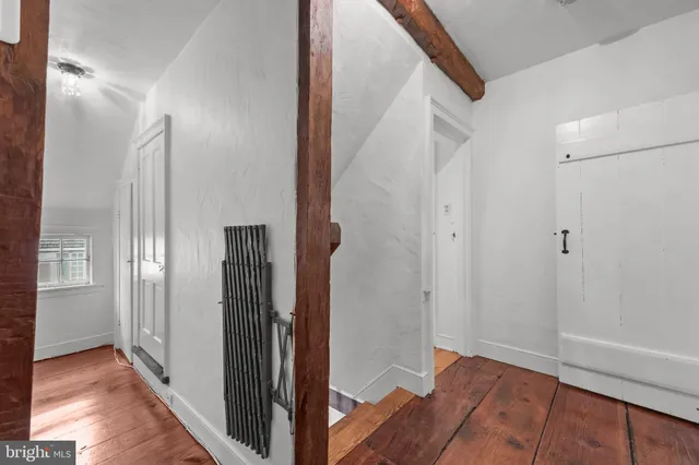 wooden floor in a gallery