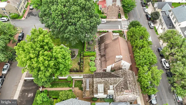 a view of a garden with pathway
