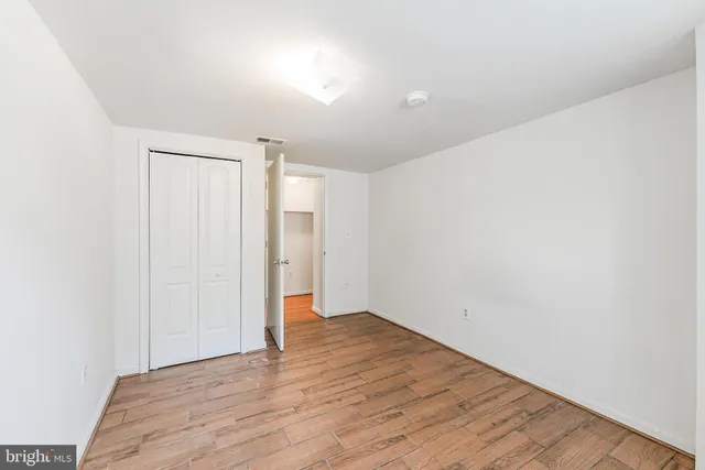 a view of an empty room