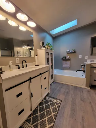 a room with storage and utility