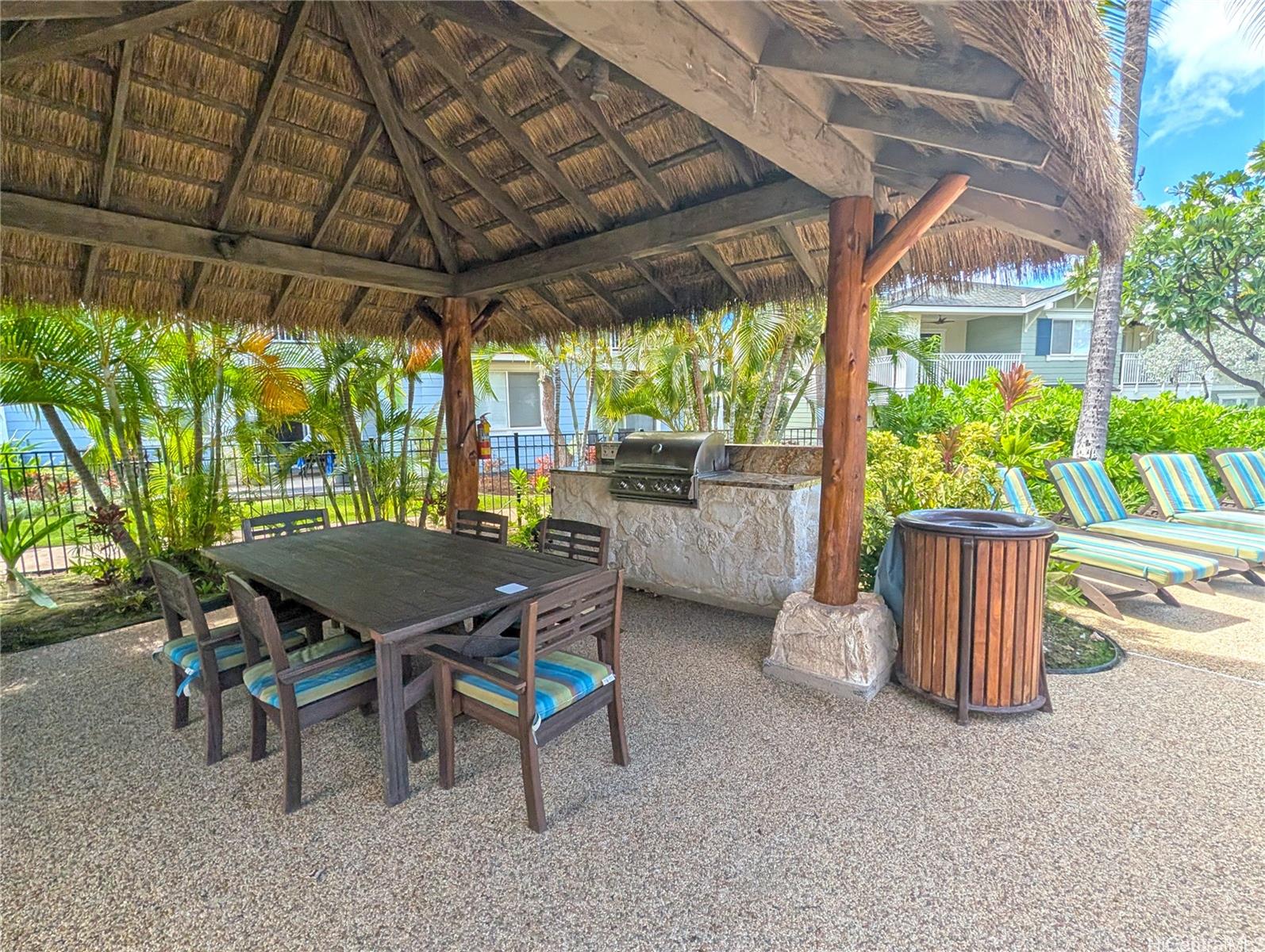 92-1057 Koio Drive, Unit F Kapolei, HI 96707 - Photo 15 of 18 BBQ with 1 of 3 Cabanas by the Pool