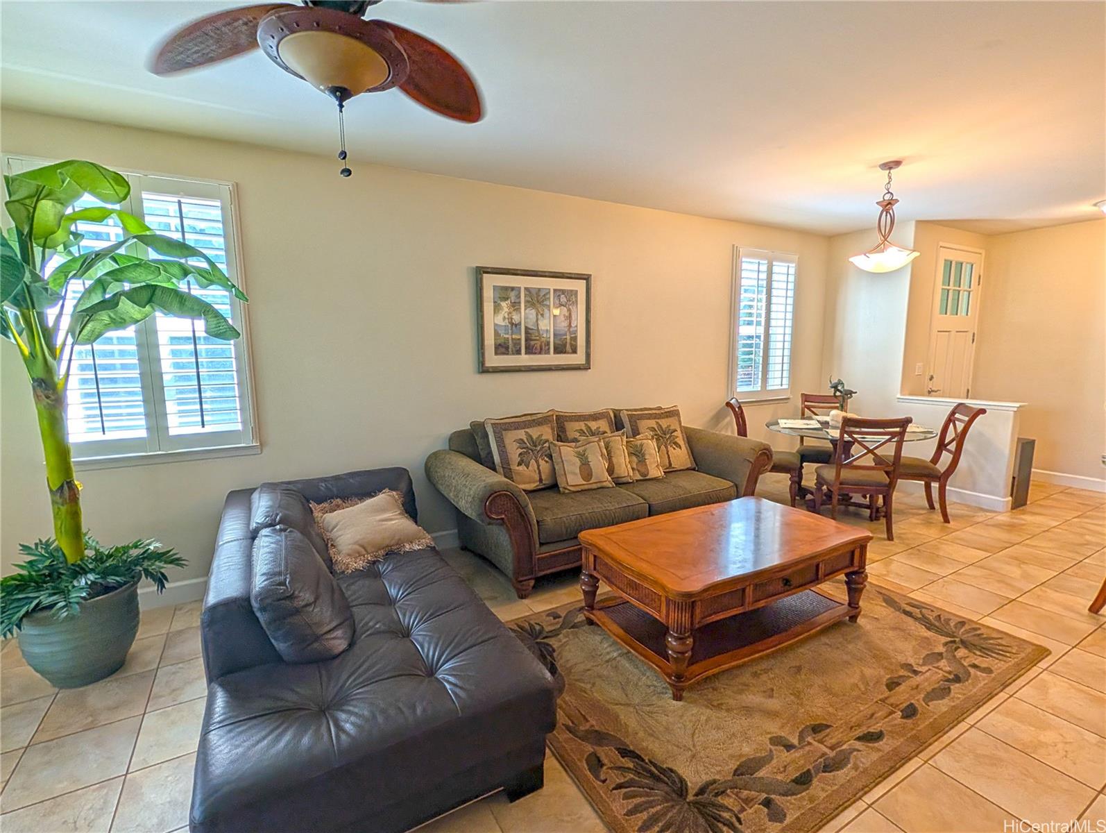 92-1057 Koio Drive, Unit F Kapolei, HI 96707 - Photo 6 of 18 Living and Dining Area