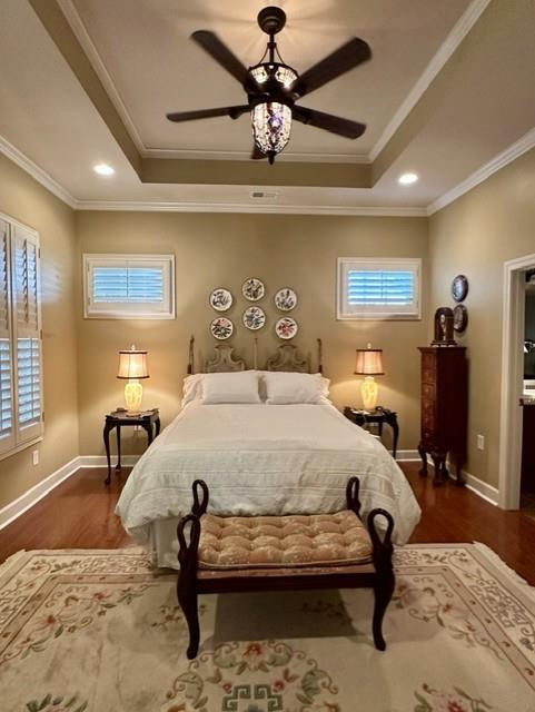 104 Willow Overlook Canton, GA 30115 - Photo 17 of 27 a bedroom with a bed and a chandelier