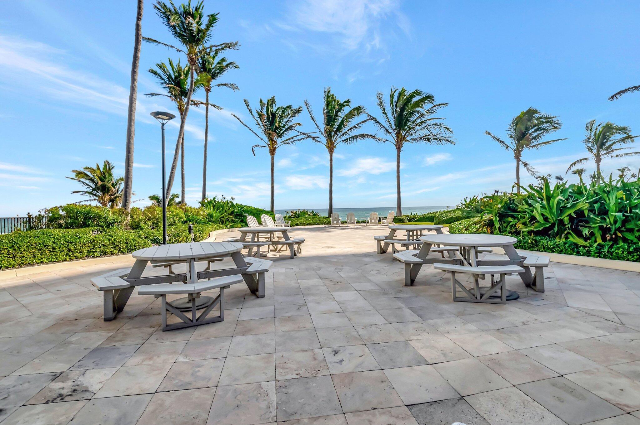 500 South Ocean Boulevard, Unit 1009 Boca Raton, FL 33432 - Photo 45 of 57 a view of outdoor space with outdoor seating