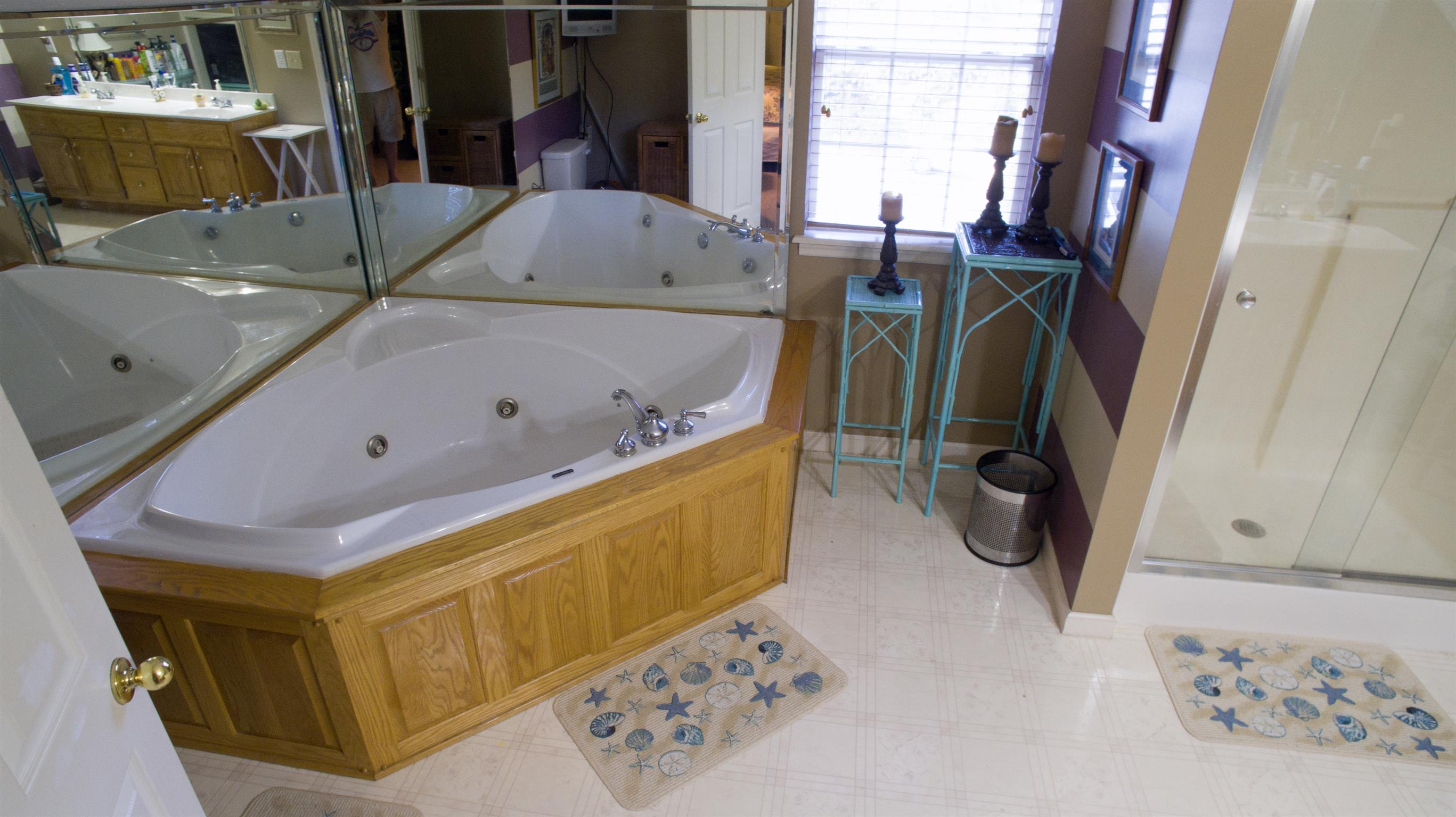 3800 Adamson Branch Road Liberty, TN 37095 - Photo 13 of 29 Jacuzzi tub with mirrors, separate shower, Vanity with dual sinks