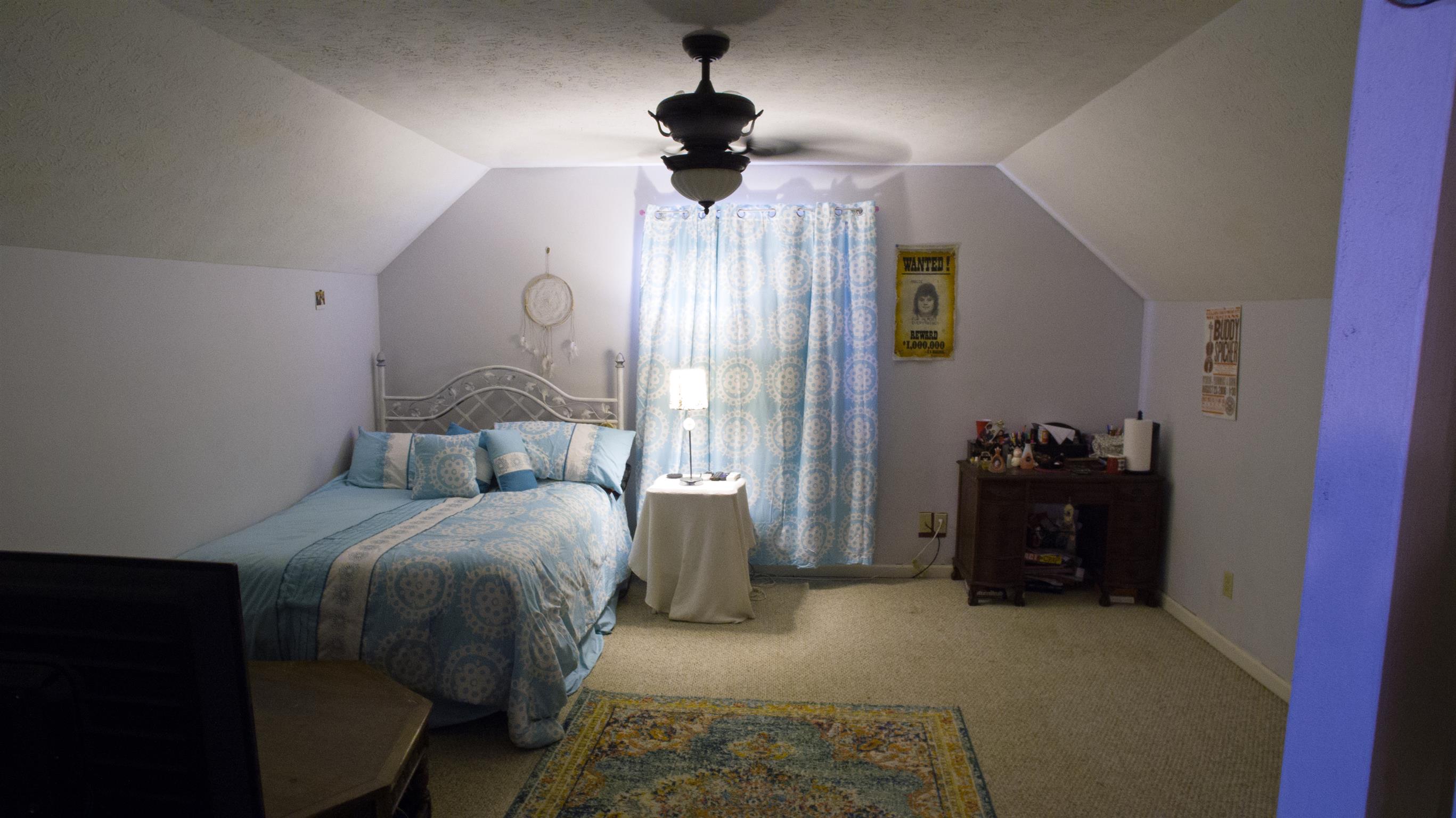 3800 Adamson Branch Road Liberty, TN 37095 - Photo 17 of 29 Bonus Room or 4th bedroom with closet and ceiling fan , Freshly painted