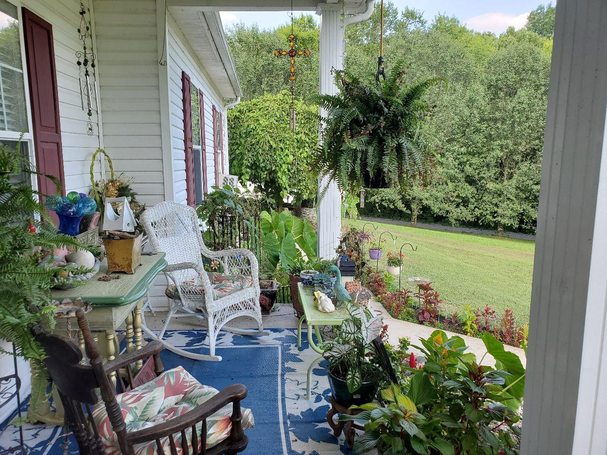 3800 Adamson Branch Road Liberty, TN 37095 - Photo 5 of 29 Covered Front Porch with ceiling fan and Columns. Great to watch the sun set