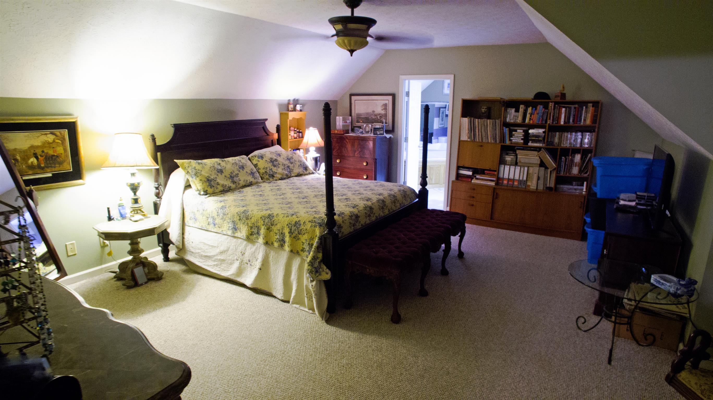 3800 Adamson Branch Road Liberty, TN 37095 - Photo 7 of 29 Master bedroom is upstairs with walk in closet, ceiling fan