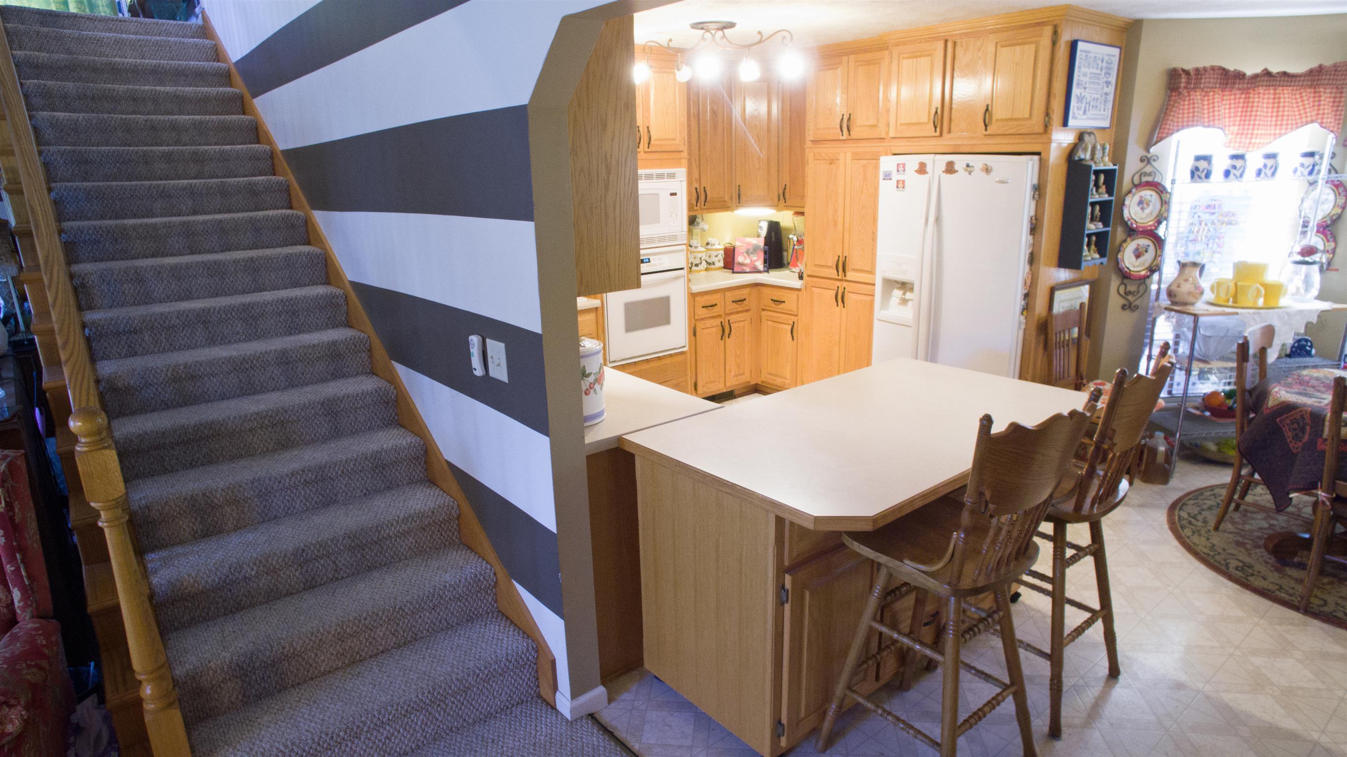3800 Adamson Branch Road Liberty, TN 37095 - Photo 8 of 29 Nice wide staircase with railing going up to 2 large Bedrooms and bonus between