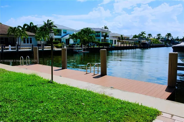 a view of a lake with houses