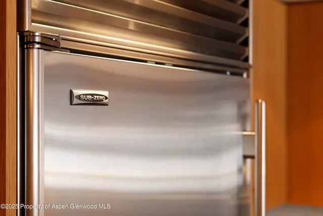 a close view of refrigerator