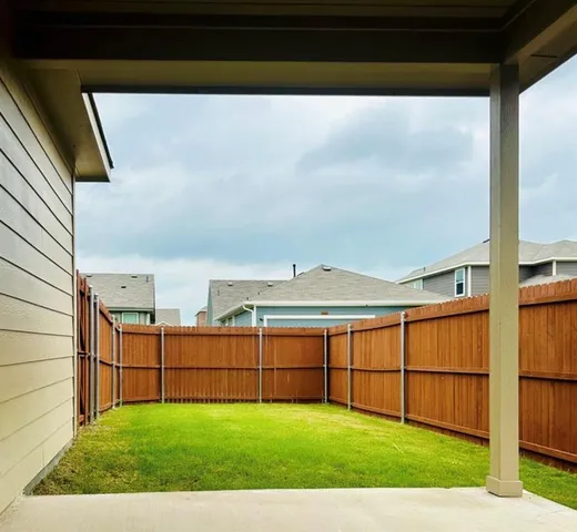 a view of an outdoor space and deck