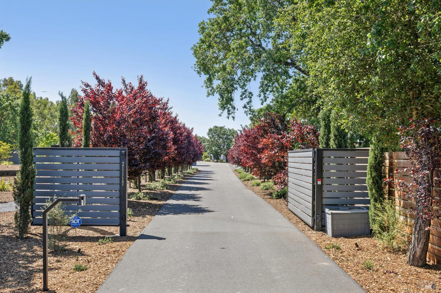 21117 Burndale Road Sonoma, CA 95476 - Photo 3 of 48 a pathway of a house with a yard