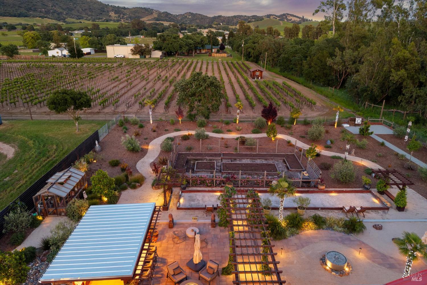 21117 Burndale Road Sonoma, CA 95476 - Photo 44 of 48 a view of a city with lawn chairs
