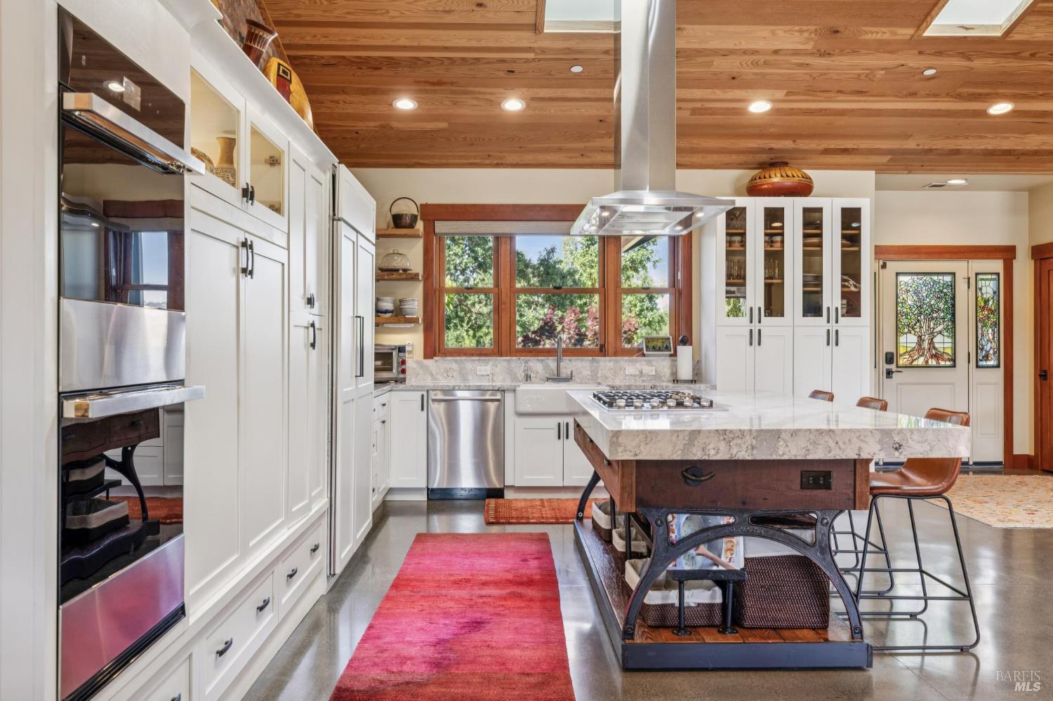 21117 Burndale Road Sonoma, CA 95476 - Photo 8 of 48 a view of a dining room with furniture window and wooden floor