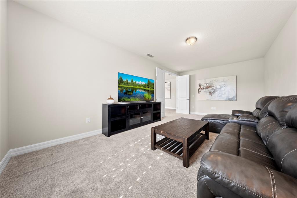 7905 Wandering Way Orlando, FL 32836 - Photo 37 of 70 a living room with furniture and a flat screen tv