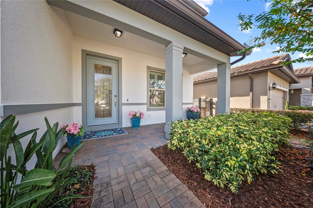 7905 Wandering Way Orlando, FL 32836 - Photo 68 of 70 a front view of a house with garden