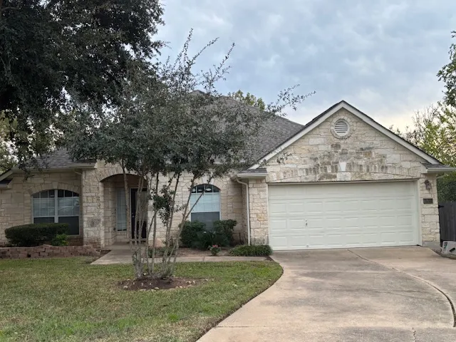 a front view of house with yard