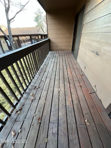 a view of sitting space on the balcony