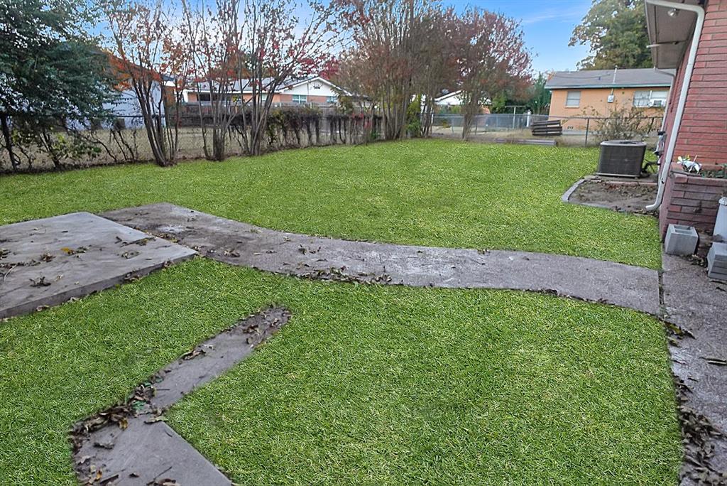 403 West Tarleton Street Stephenville, TX 76401 - Photo 19 of 19 a view of a backyard with tree s