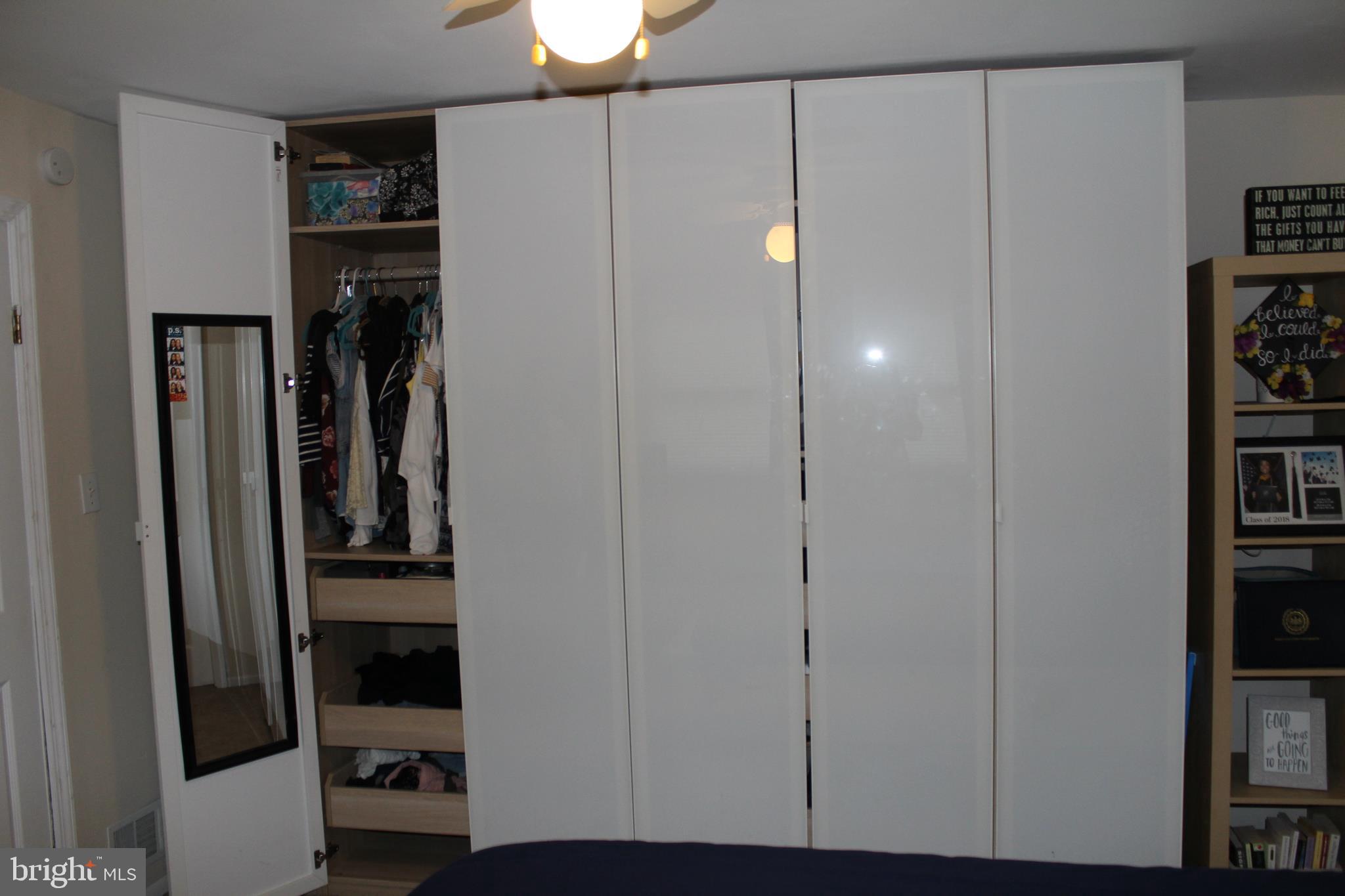 Main bedroom closet