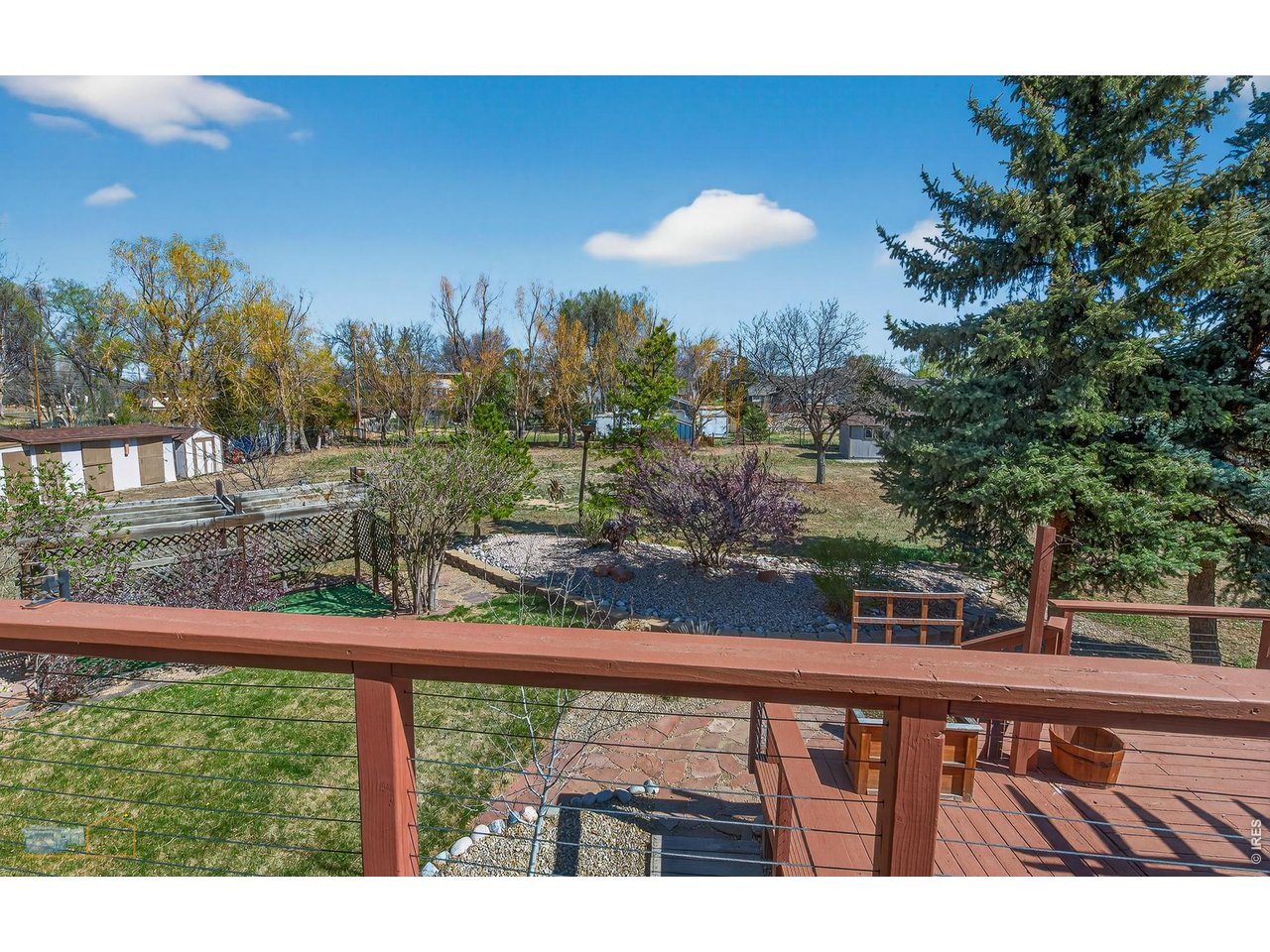 3978 Viewpoint Way Lafayette, CO 80026 - Photo 11 of 41 View of back pasture and 2 stall horse barn and chicken coop