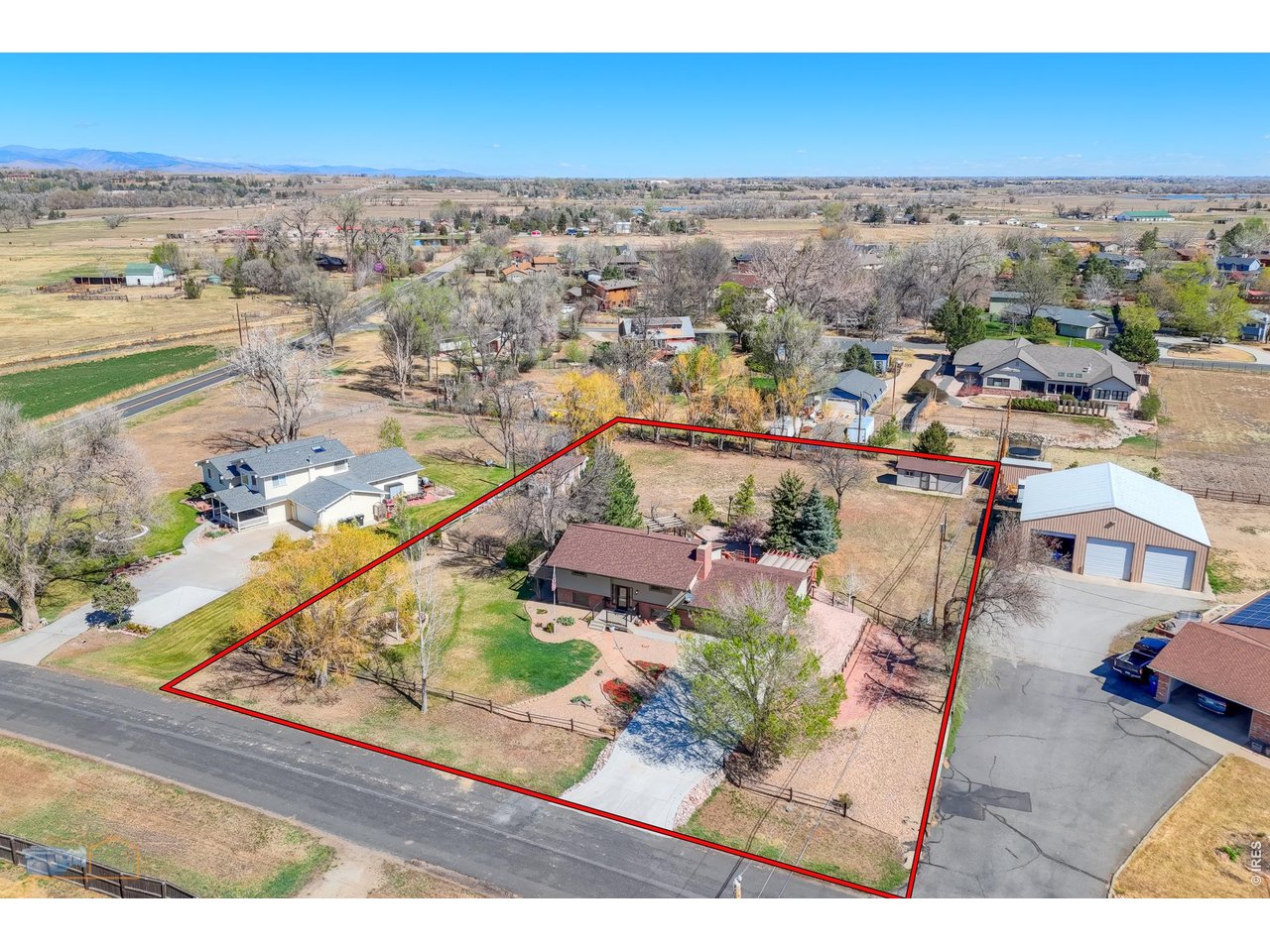 3978 Viewpoint Way Lafayette, CO 80026 - Photo 3 of 41 Northwest overhead view