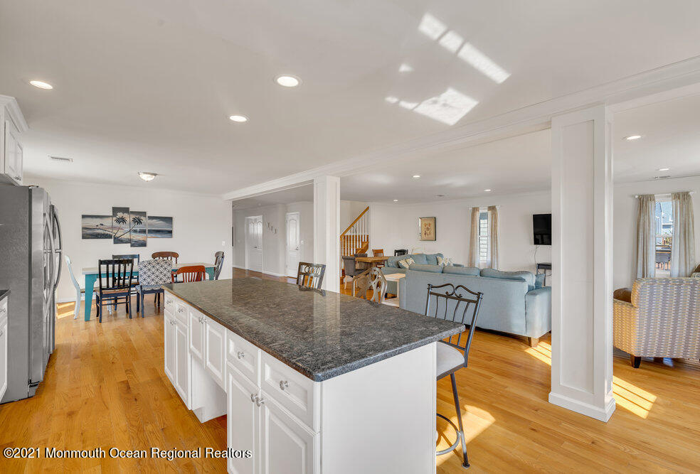 32 Niblick Street Point Pleasant Beach, NJ 08742 - Photo 13 of 38 a view of a kitchen and dining room