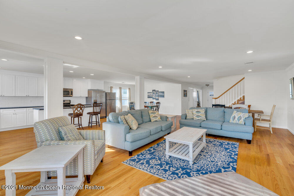 32 Niblick Street Point Pleasant Beach, NJ 08742 - Photo 14 of 38 a living room with furniture and a couch