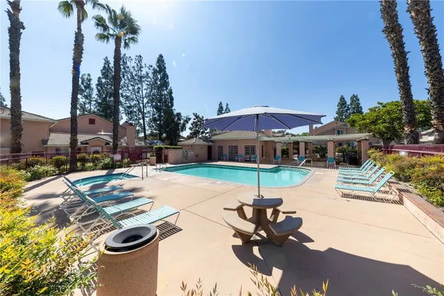 a view of a backyard with a patio