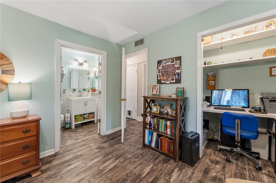1412 Forest Lane Anderson, SC 29621 - Photo 27 of 31 This interior offers versatile living space with a home office nook and easy access to a full bathroom.