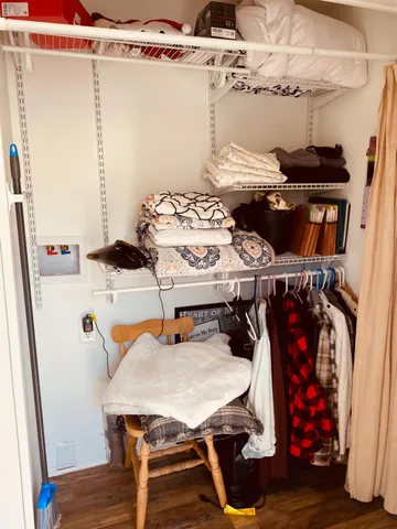 a view of house with outdoor seating space