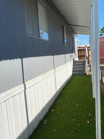 a view of balcony with couch