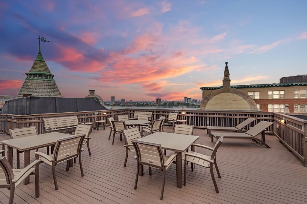 4 Charlesgate East, Unit 602 Boston, MA 02215 - Photo 17 of 24 a view of a terrace with seating area