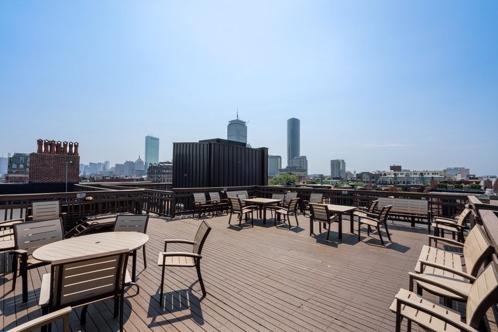 4 Charlesgate East, Unit 602 Boston, MA 02215 - Photo 18 of 24 a view of a terrace with chairs