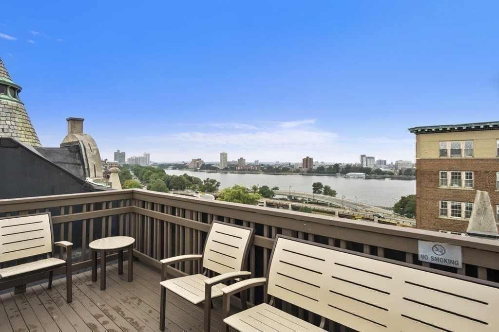 4 Charlesgate East, Unit 602 Boston, MA 02215 - Photo 19 of 24 a view of a balcony with city view