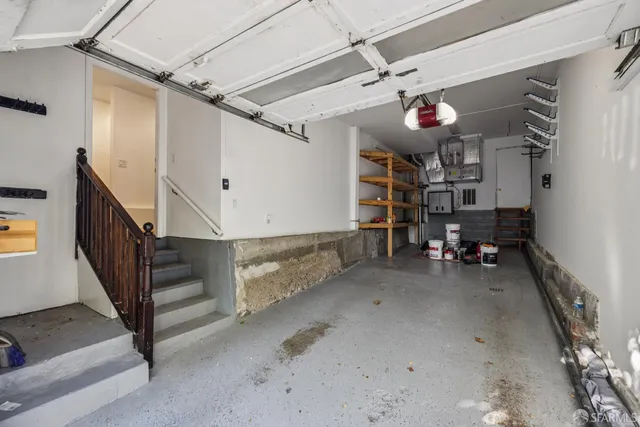 a view of a storage room