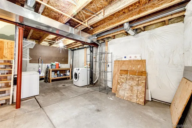 a view of storage and utility room